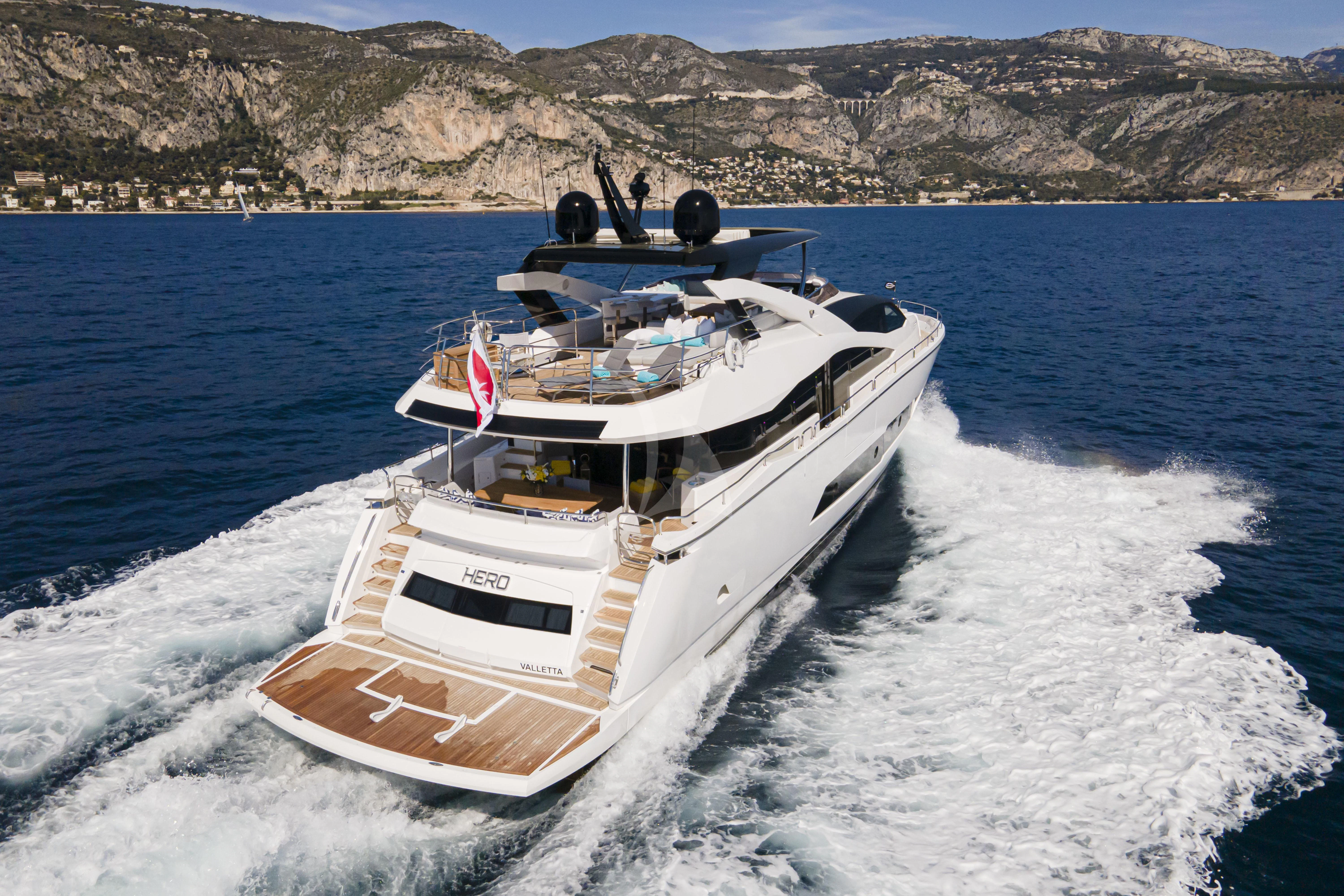 a boat on the water aboard TORO Yacht for Sale