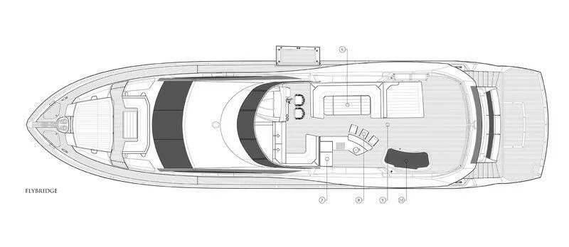 diagram, engineering drawing aboard TORO Yacht for Sale
