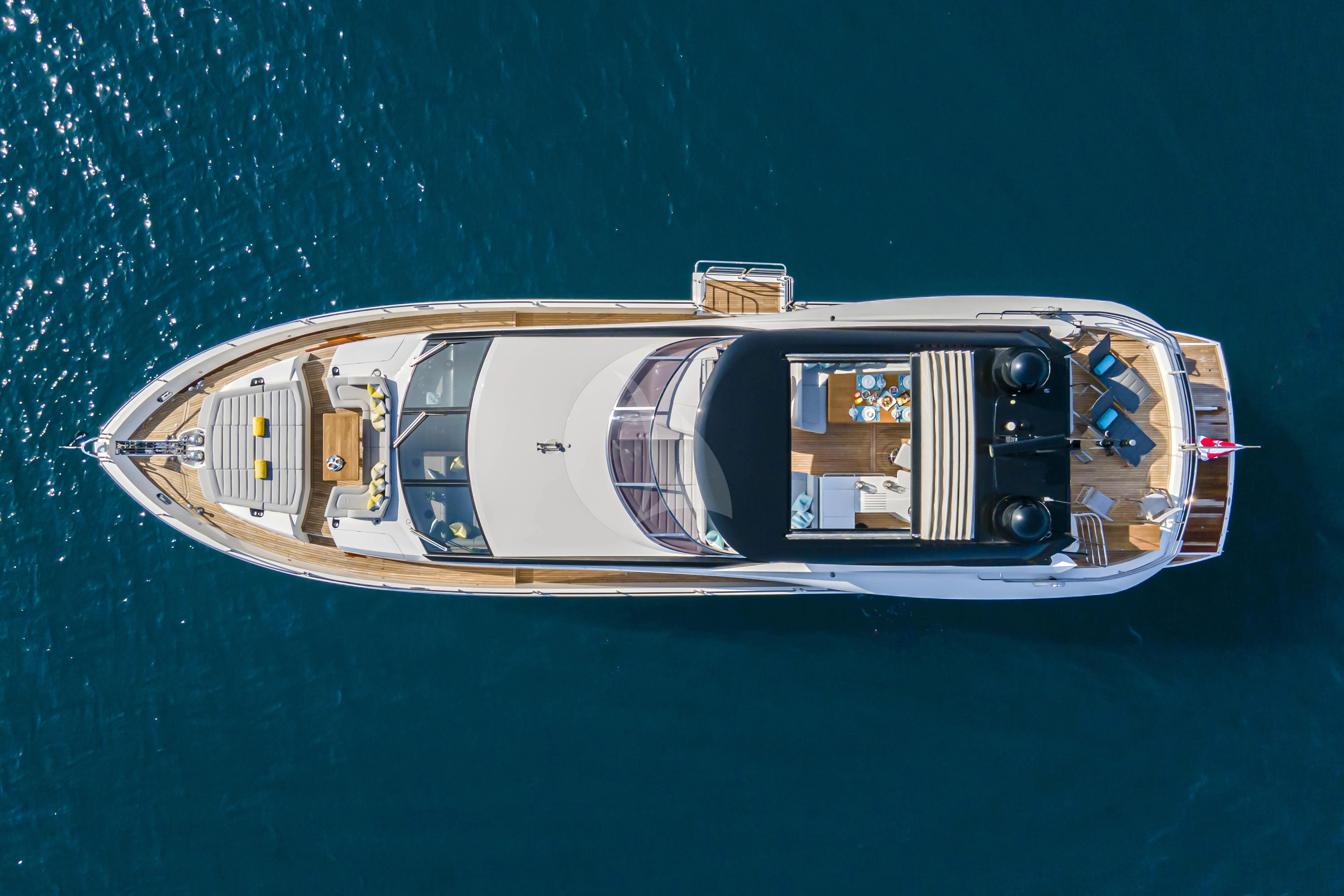 a boat on the water aboard TORO Yacht for Sale