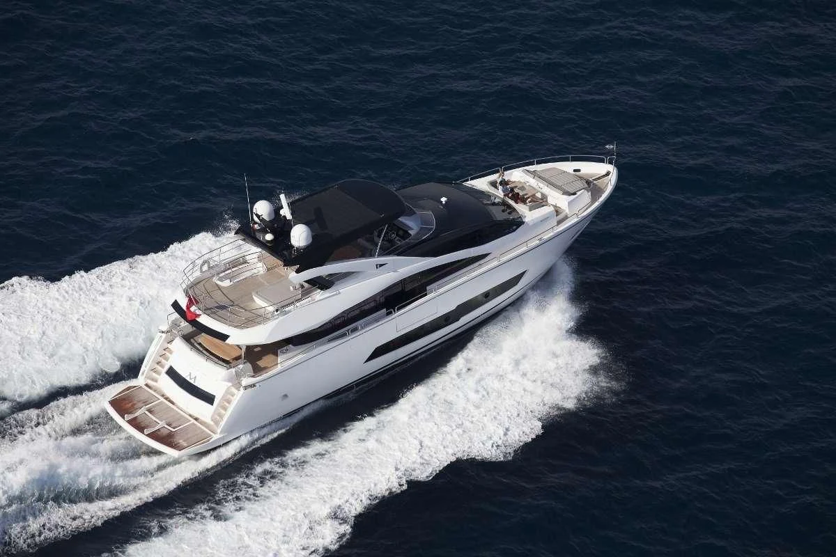 a boat on the water aboard TORO Yacht for Sale