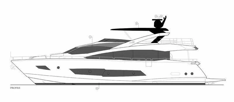 a black and white photo of a ship aboard TORO Yacht for Sale