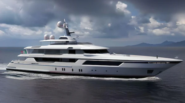 a large white yacht aboard LEGACY 4 Yacht for Sale