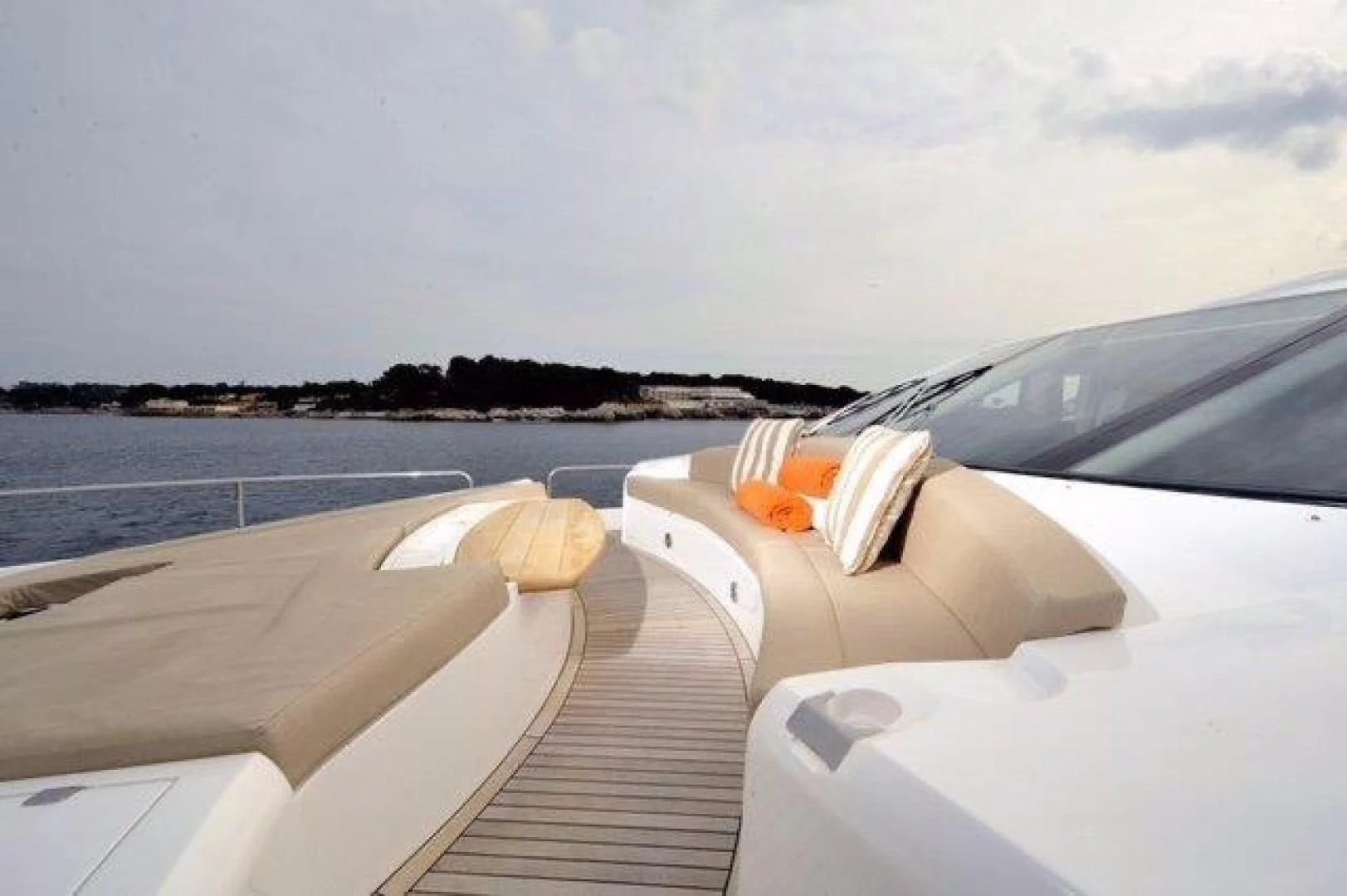 a close-up of a car aboard SPLASHED OUT Yacht for Sale