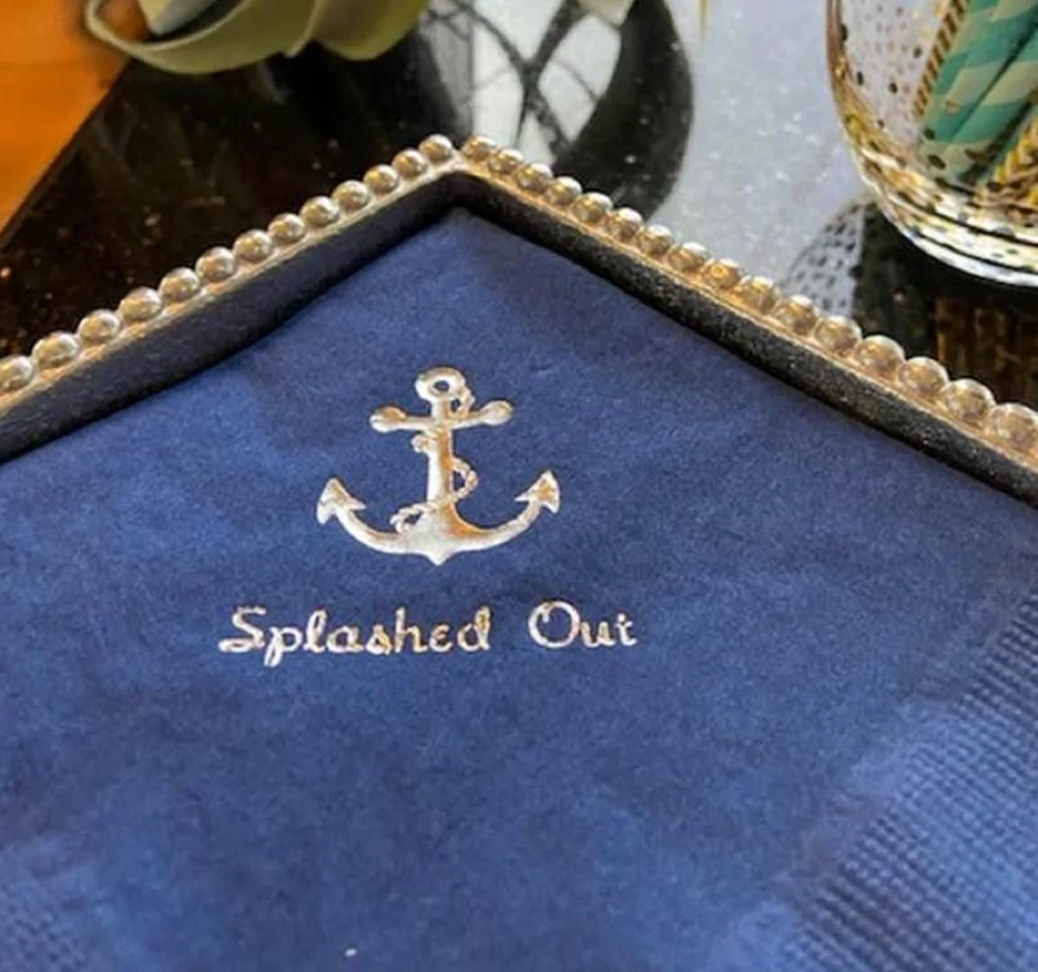 a close-up of a certificate aboard SPLASHED OUT Yacht for Sale