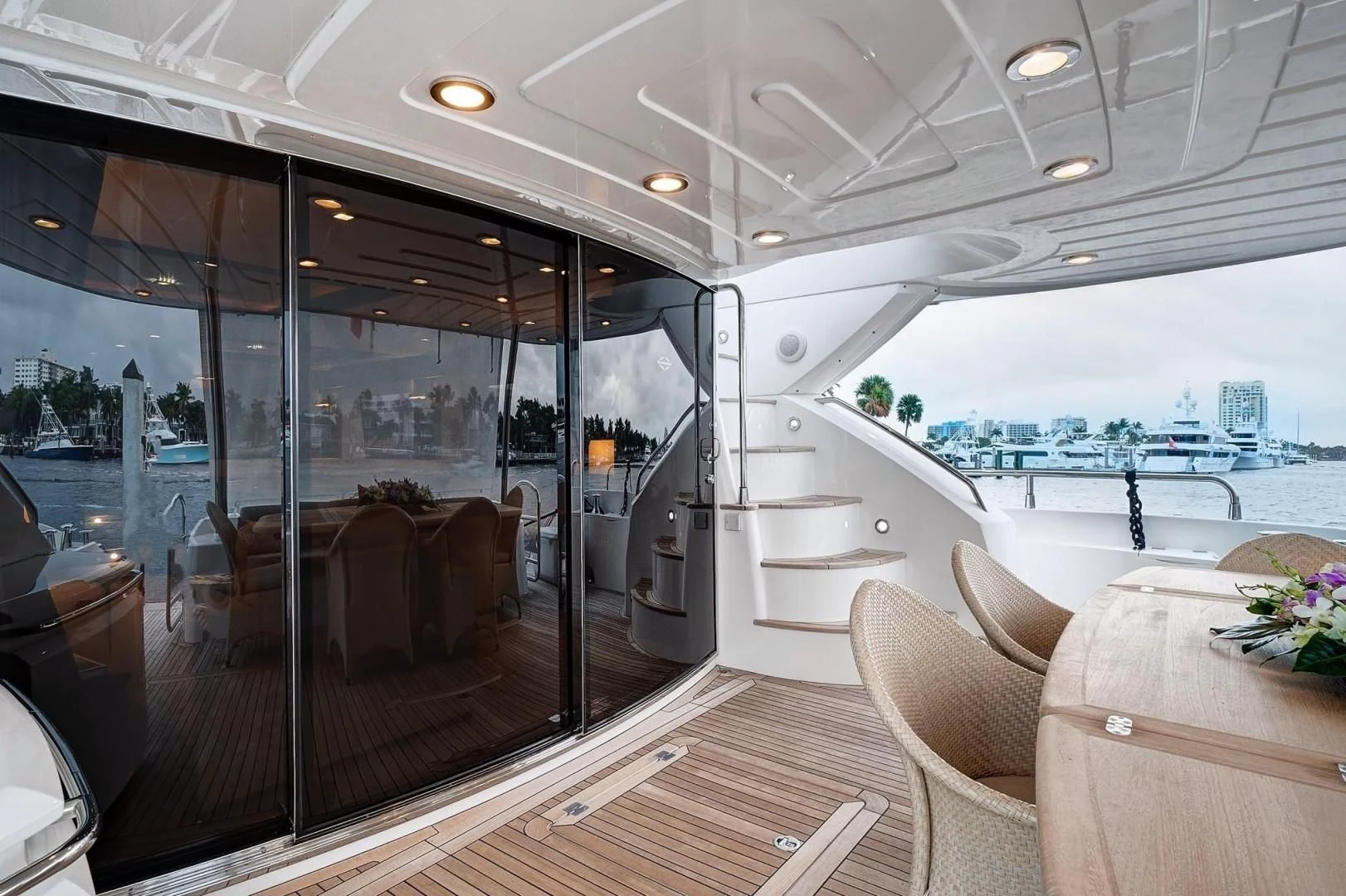 inside of a boat aboard SPLASHED OUT Yacht for Sale