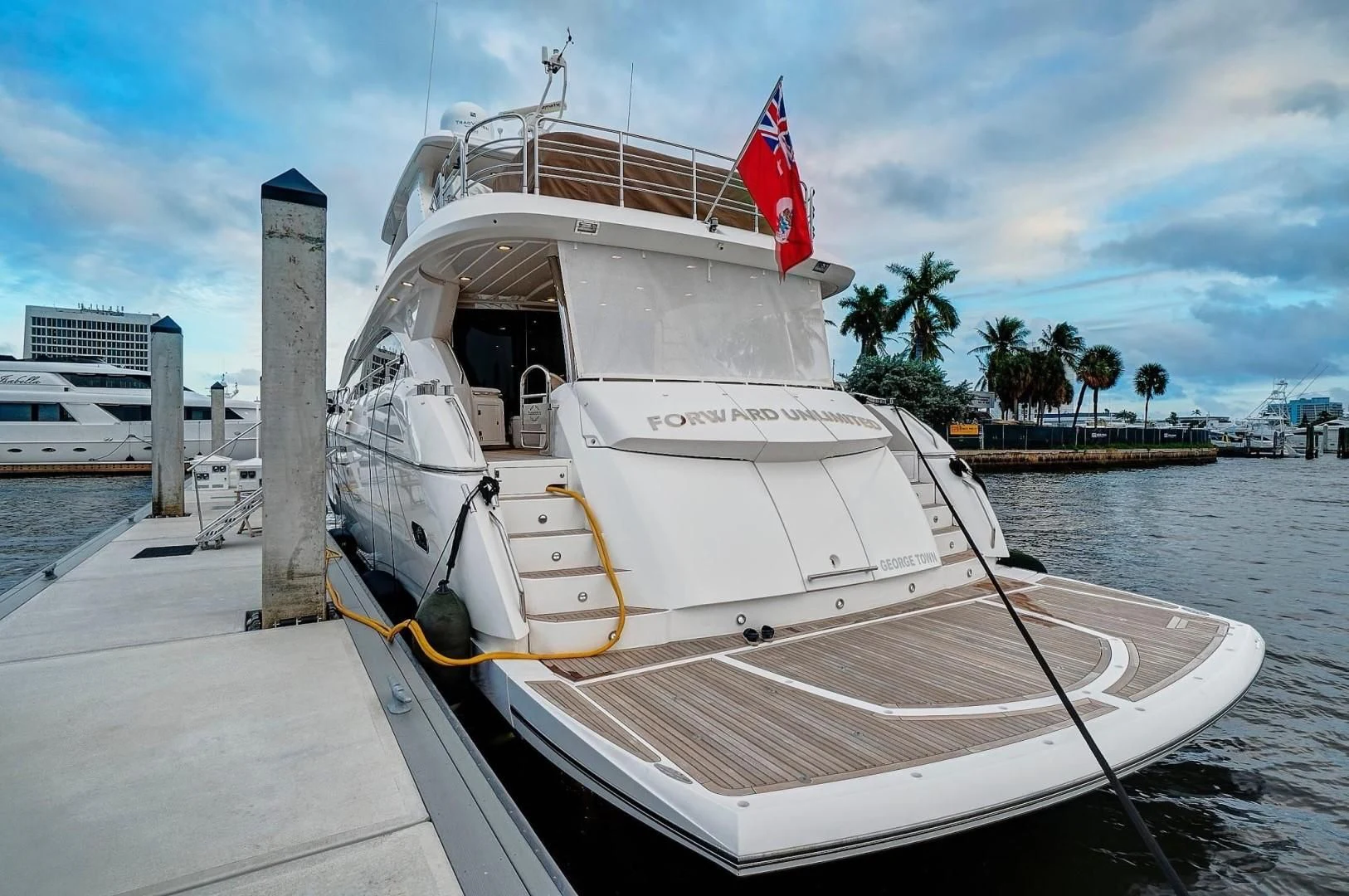 a boat on the water aboard SPLASHED OUT Yacht for Sale