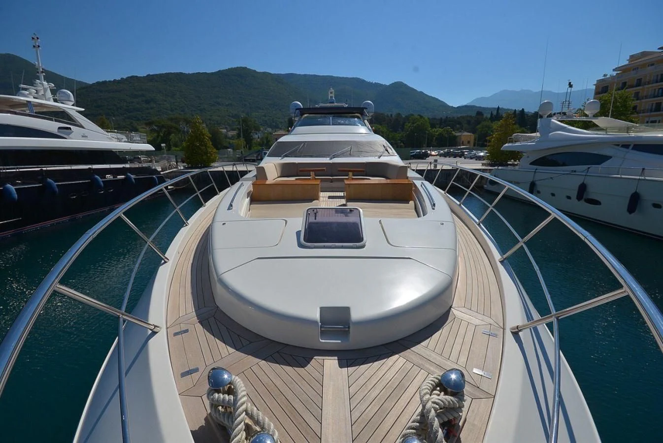 a boat on a bridge aboard JULIA DOROTHY Yacht for Sale