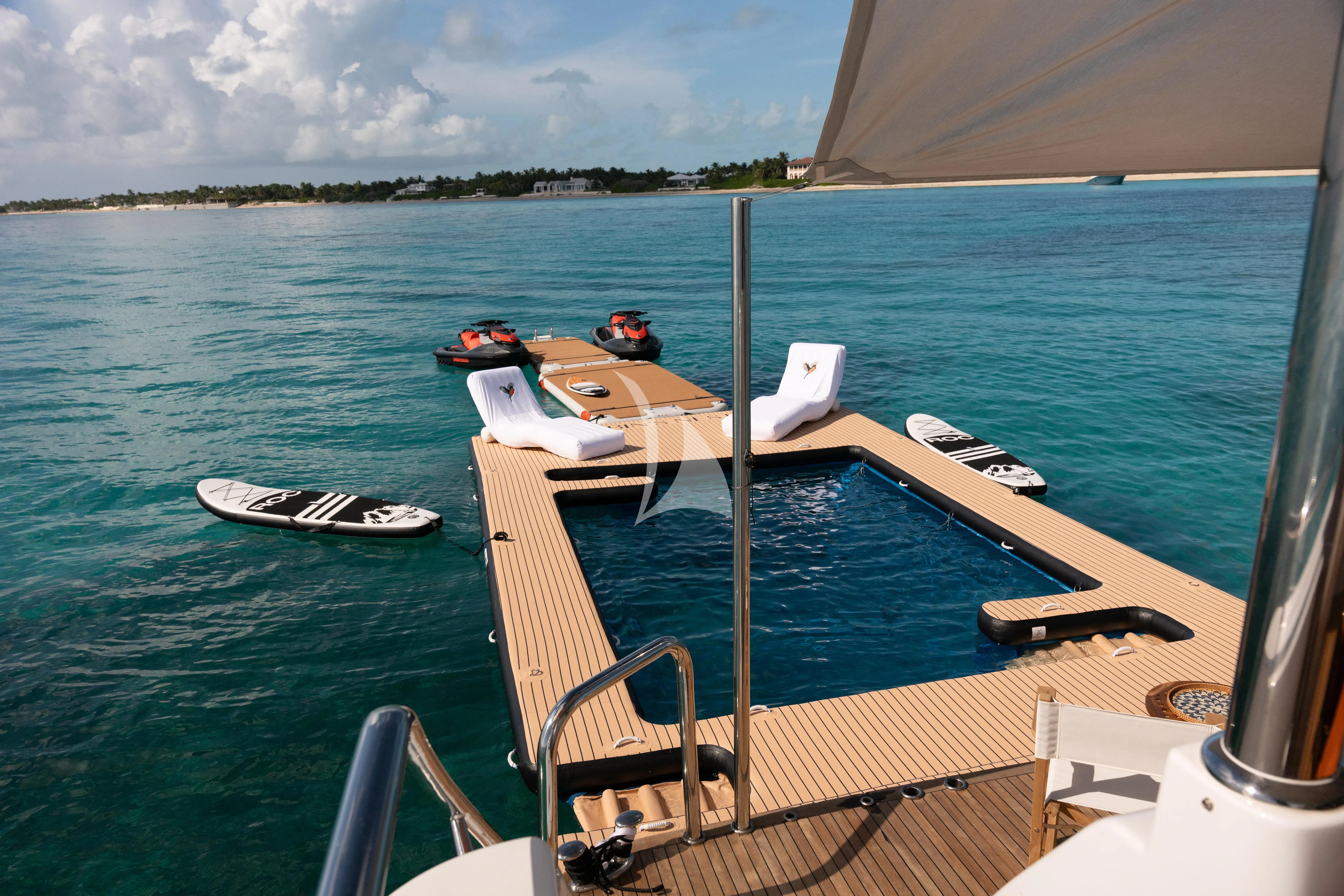 a boat on the water aboard JULIA DOROTHY Yacht for Sale