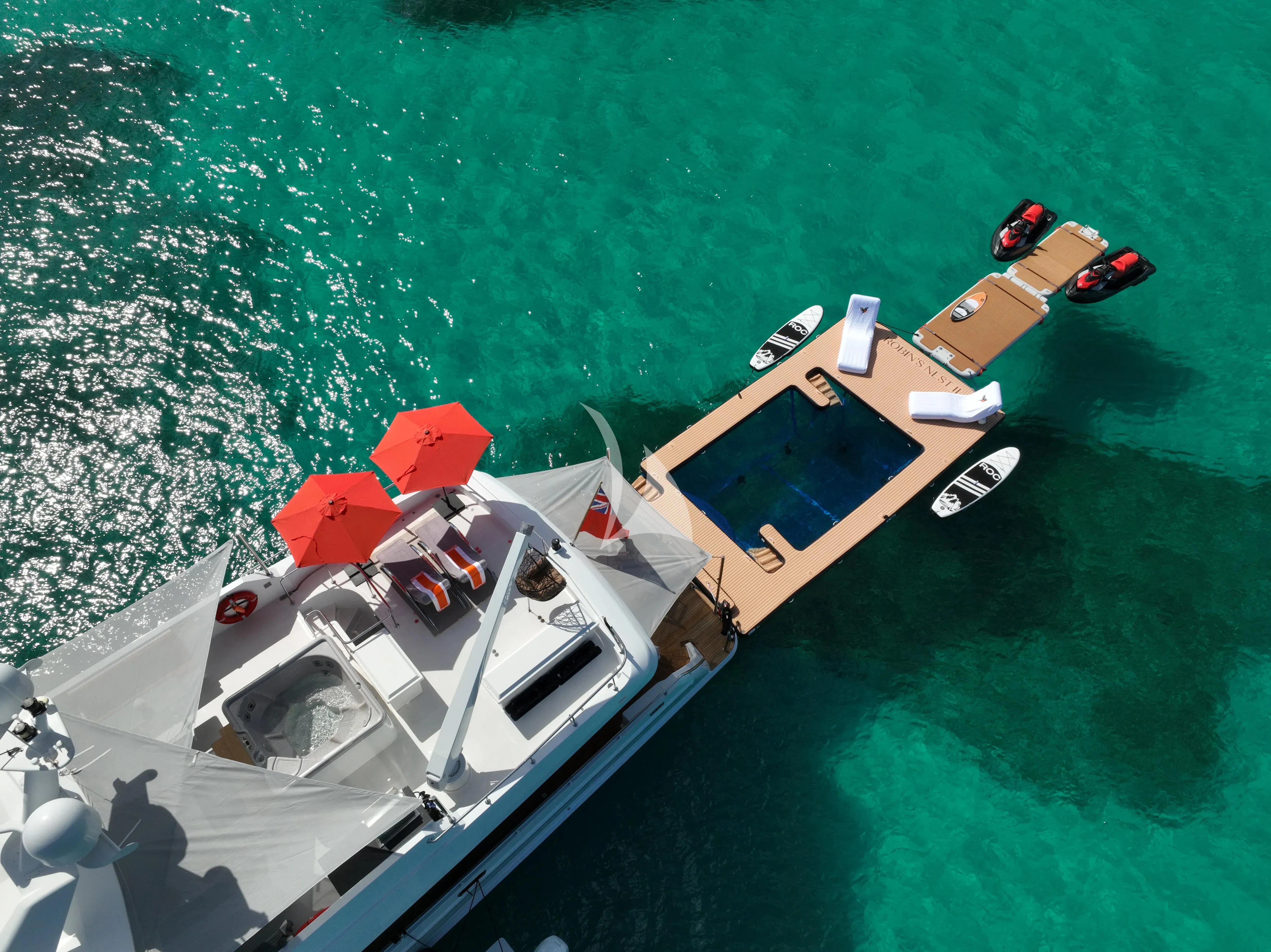 a boat on the water aboard JULIA DOROTHY Yacht for Sale