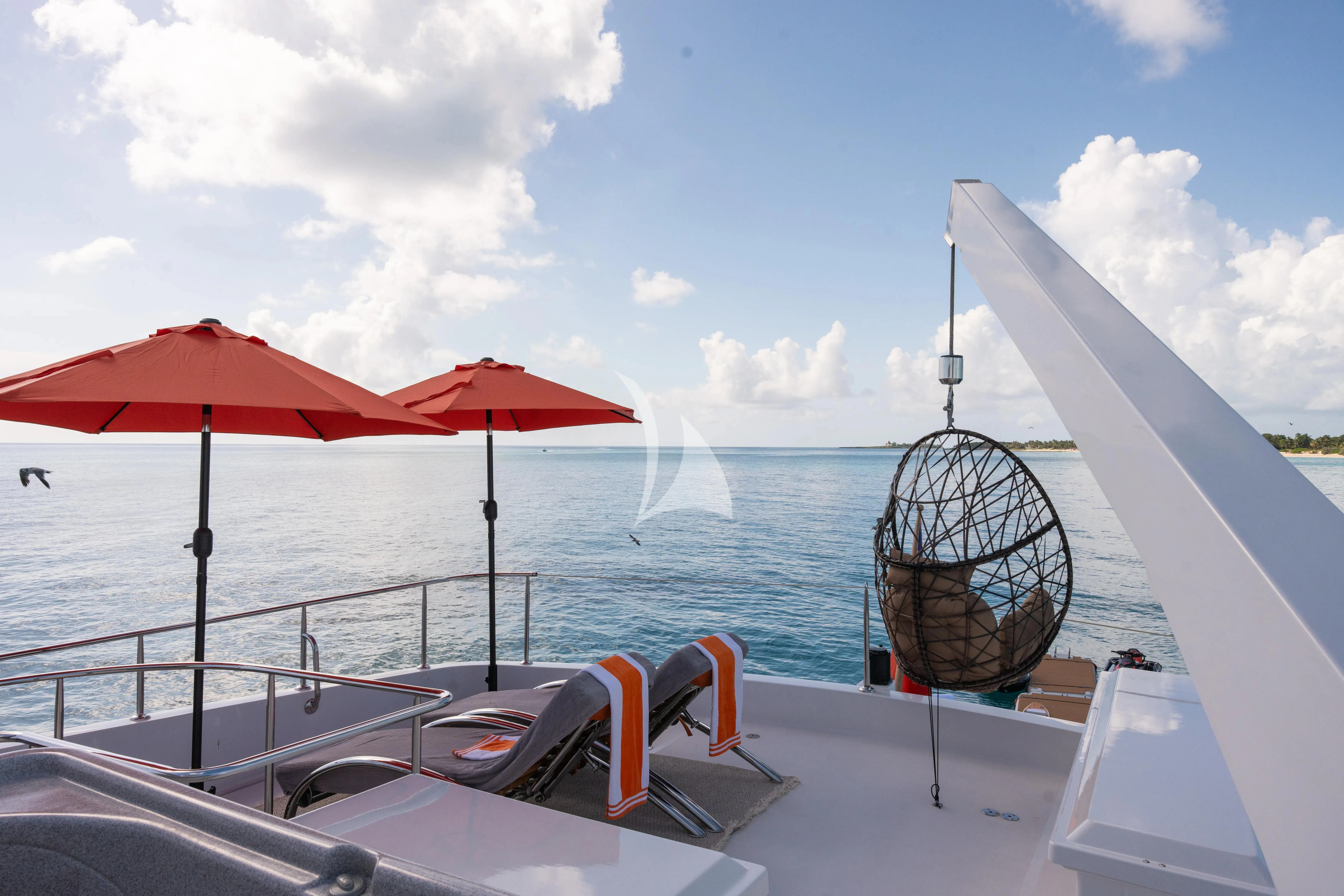 a boat on the water aboard JULIA DOROTHY Yacht for Sale