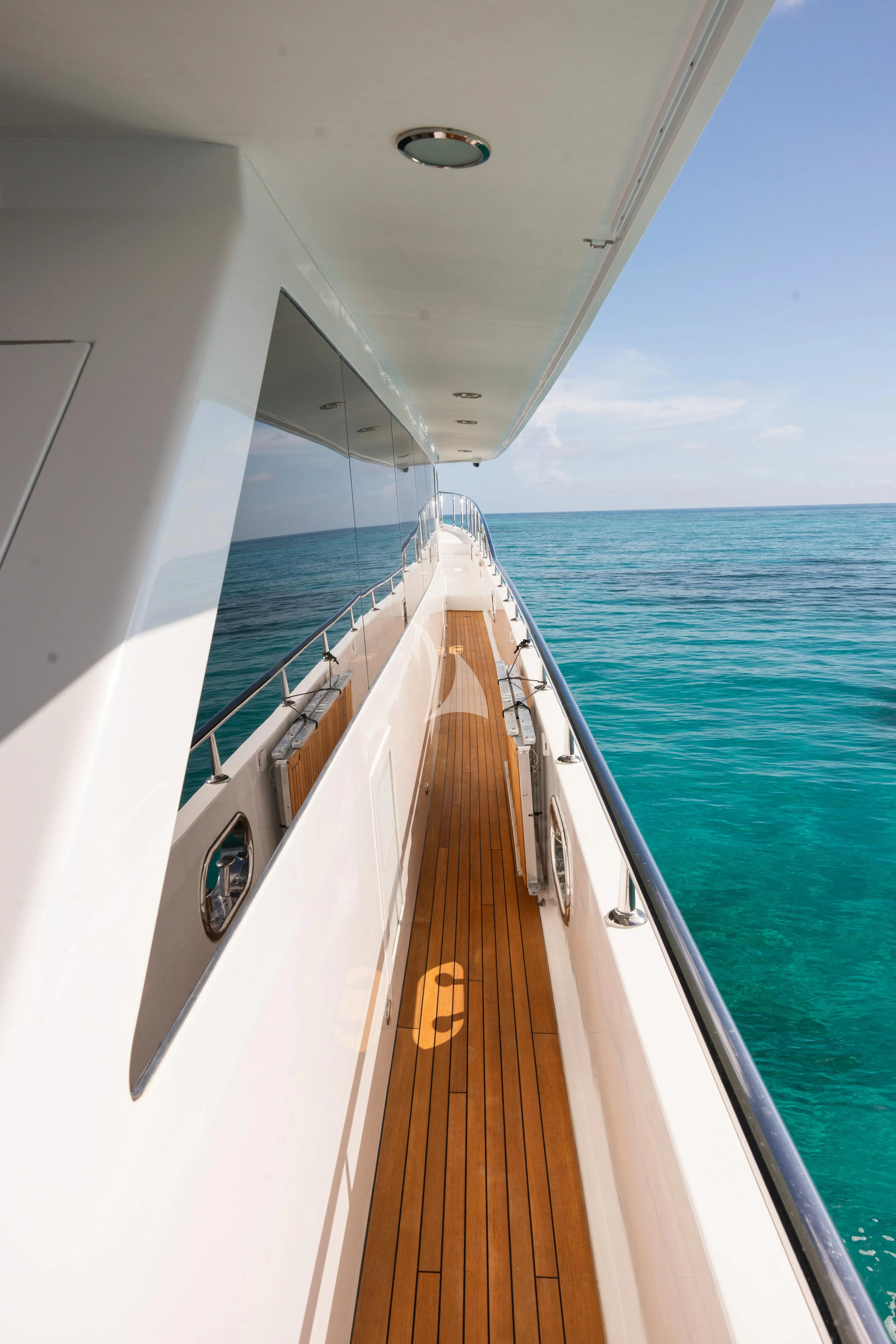 a boat on the water aboard JULIA DOROTHY Yacht for Sale