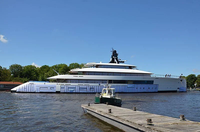 a boat on the water aboard 818 Yacht for Sale
