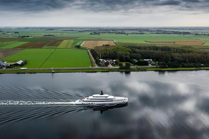 a boat on the water aboard 818 Yacht for Sale