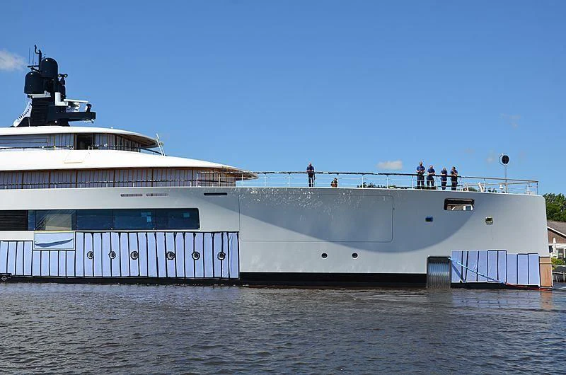 a large white ship aboard 818 Yacht for Sale