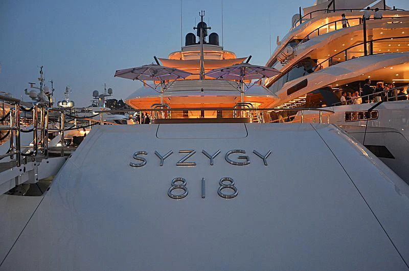 a large white ship aboard 818 Yacht for Sale