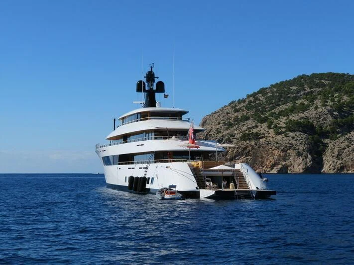 a boat on the water aboard 818 Yacht for Sale