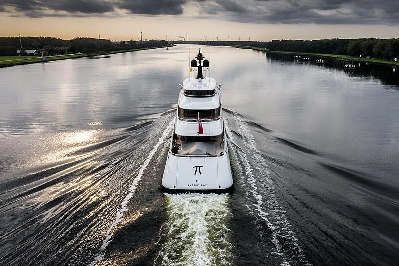 a boat on the water aboard 818 Yacht for Sale