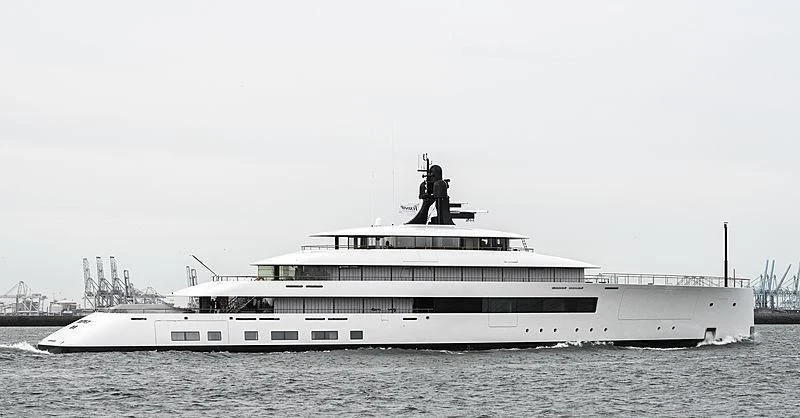 a person on a boat aboard 818 Yacht for Sale