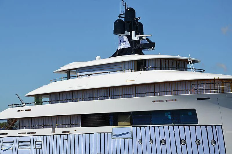a large cruise ship aboard 818 Yacht for Sale