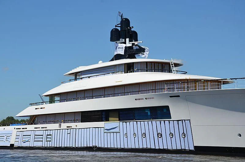 a large white cruise ship aboard 818 Yacht for Sale