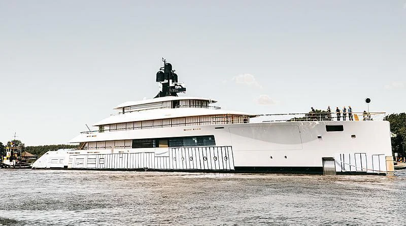 a large cruise ship aboard 818 Yacht for Sale