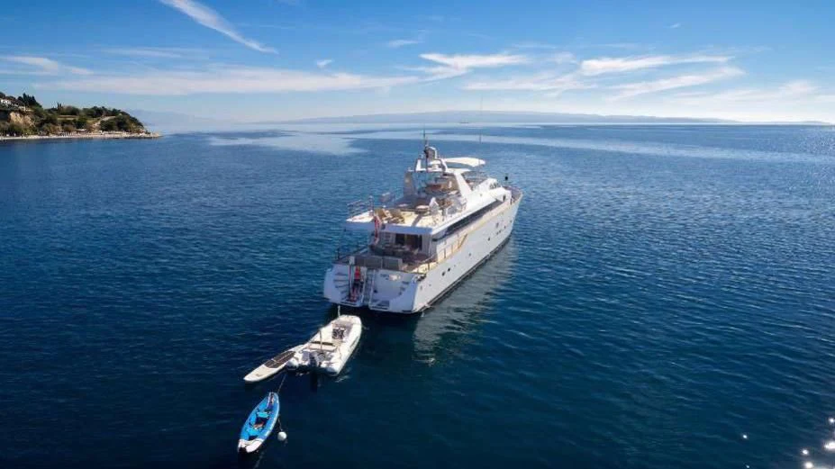 a ship in the water aboard MOONRAKER II Yacht for Sale