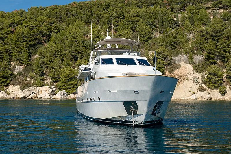 a boat in the water aboard MOONRAKER II Yacht for Sale