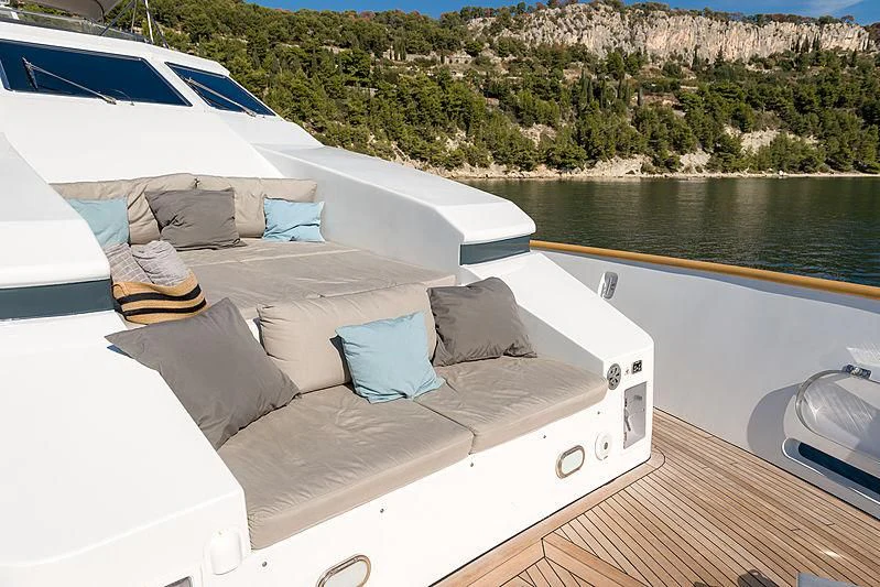 a boat on the water aboard MOONRAKER II Yacht for Sale