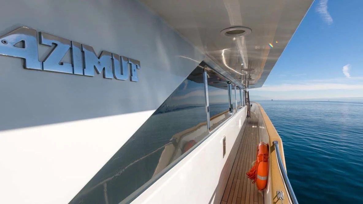 a boat on the water aboard MOONRAKER II Yacht for Sale