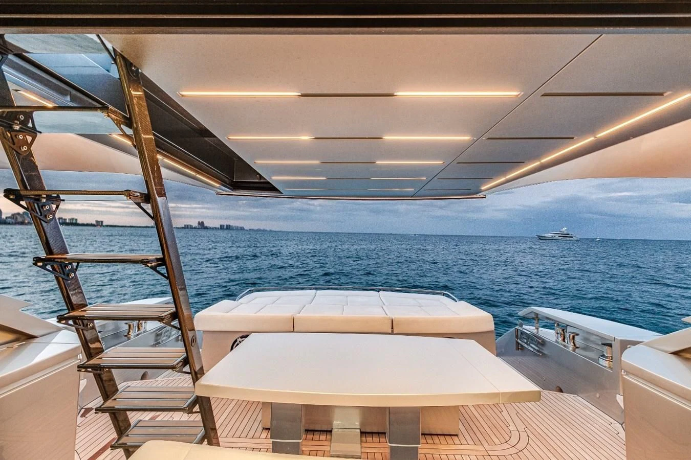 a boat on the water aboard SUGAR Yacht for Sale