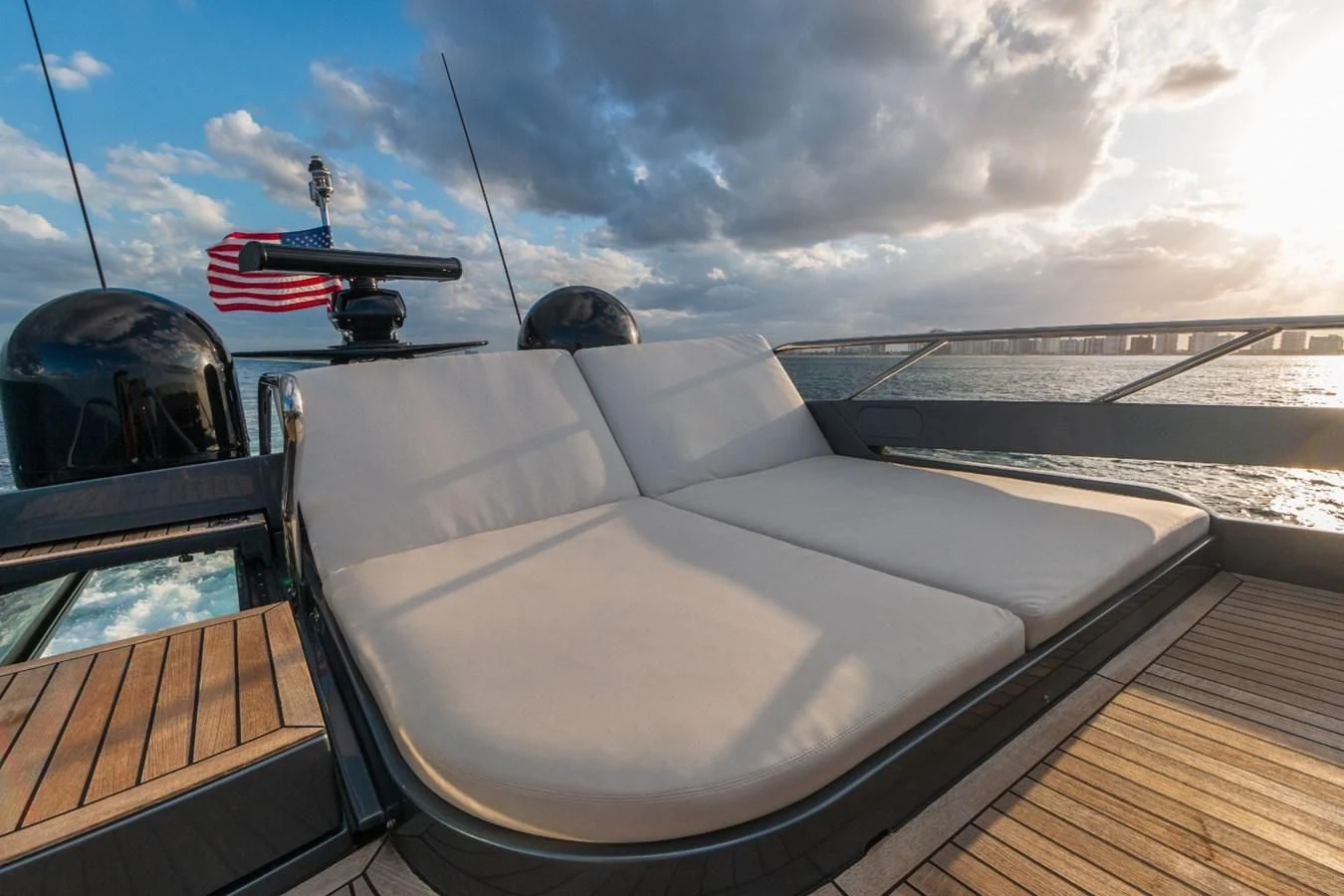 a boat on the water aboard SUGAR Yacht for Sale