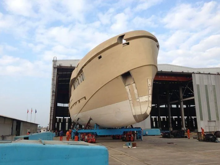 a large metal cylinder aboard GOLDEN ORCHID Yacht for Sale