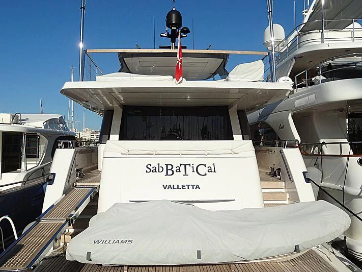 a boat on a dock aboard DE ZEUS Yacht for Sale