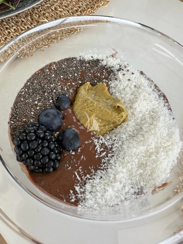 a bowl of food aboard DE ZEUS Yacht for Sale