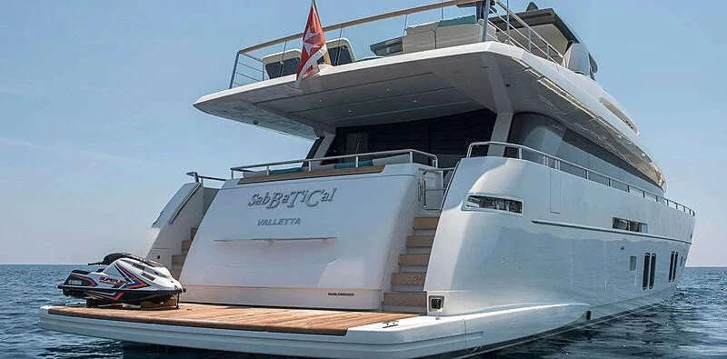 a boat on the water aboard DE ZEUS Yacht for Sale