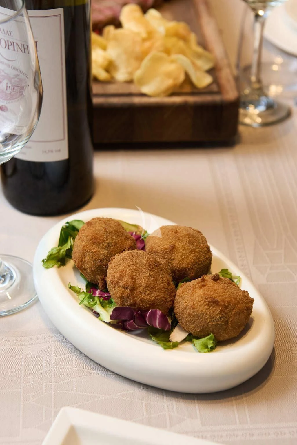 a plate of food aboard DE ZEUS Yacht for Sale