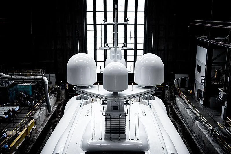 a machine on the counter aboard NENINKA Yacht for Sale