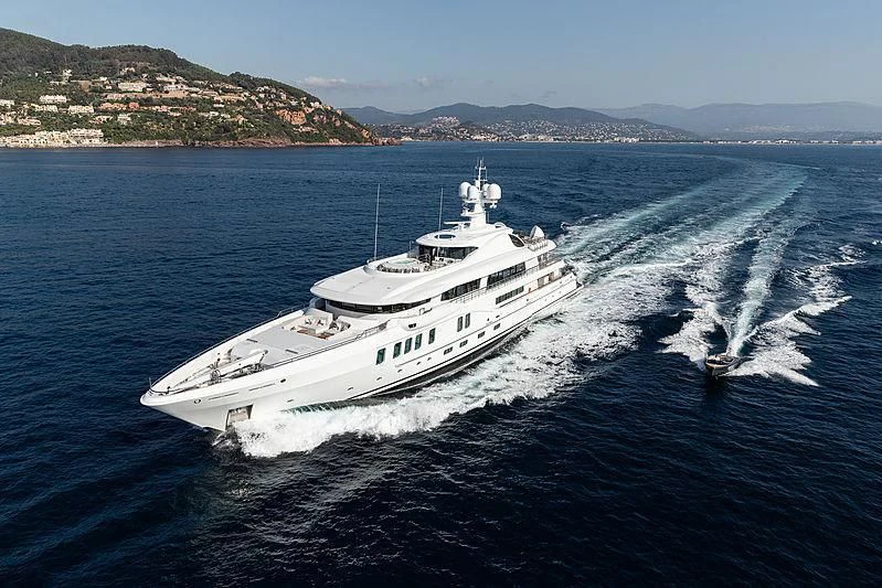 a boat on the water aboard NENINKA Yacht for Sale