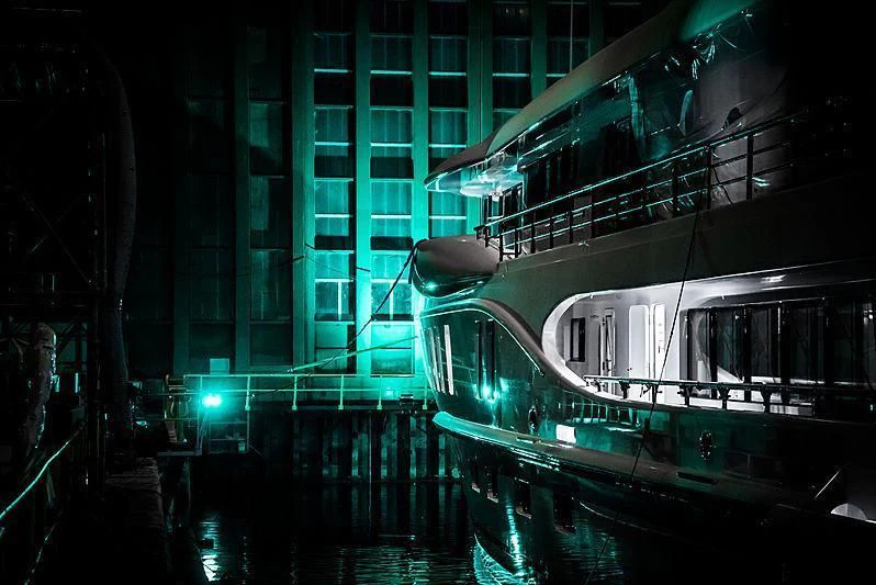 a boat in the water aboard NENINKA Yacht for Sale