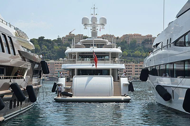 a group of boats docked aboard NENINKA Yacht for Sale