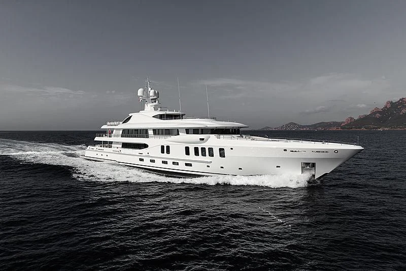 a boat on the water aboard NENINKA Yacht for Sale