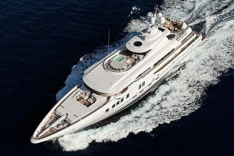 a ship on the water aboard NENINKA Yacht for Sale