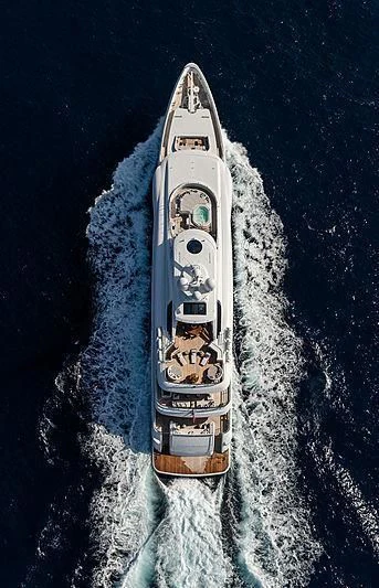 a rocket on a surface aboard NENINKA Yacht for Sale