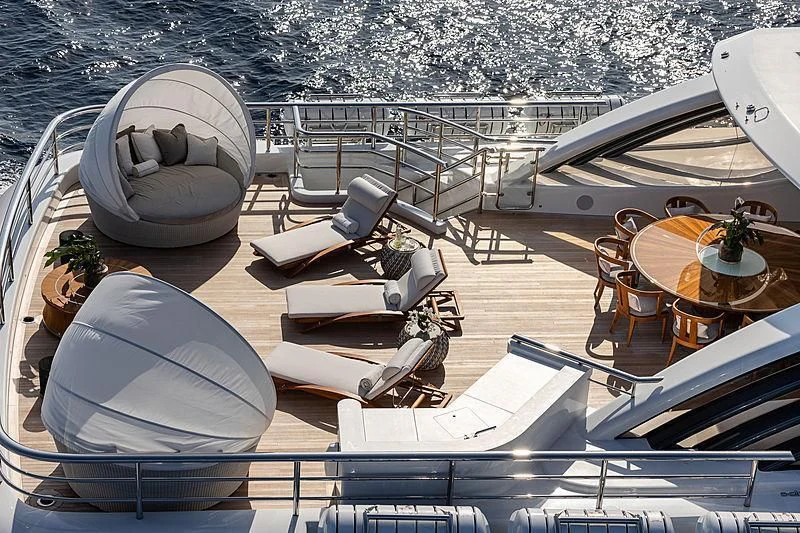 a boat on the water aboard NENINKA Yacht for Sale