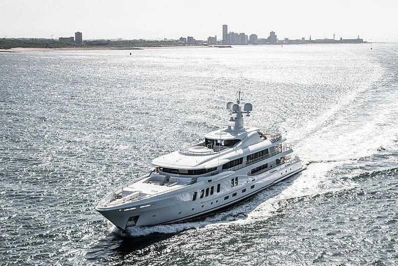 a boat on the water aboard NENINKA Yacht for Sale