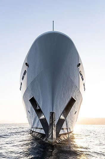 a large boat in the water aboard NENINKA Yacht for Sale