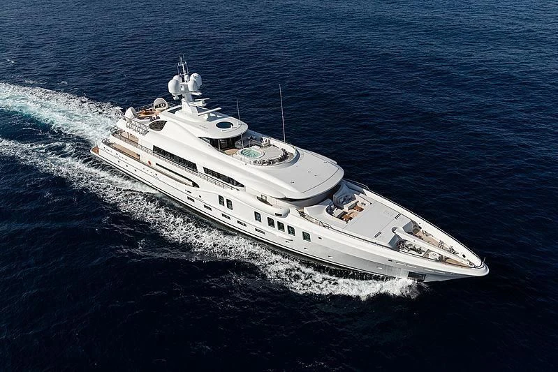 a ship on the water aboard NENINKA Yacht for Sale