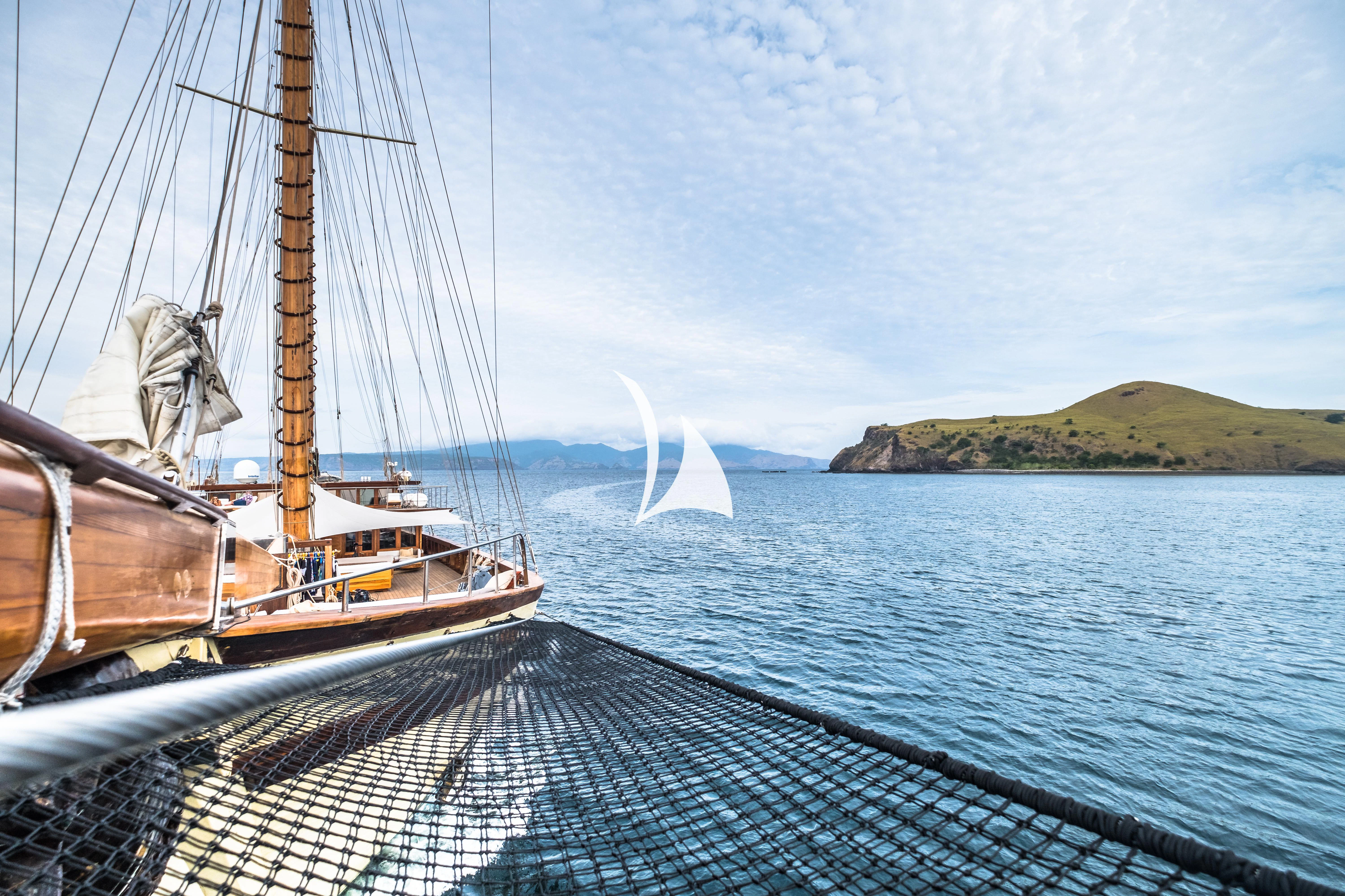 a boat on the water aboard LAMIMA Yacht for Sale