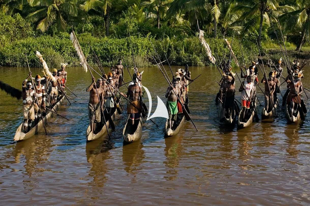 a group of people riding horses aboard LAMIMA Yacht for Sale