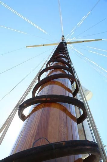 a close-up of a tower aboard LAMIMA Yacht for Sale